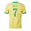 Brasilien Vinicius Junior #7 Heimtrikot Copa America 2024 Kurzarm